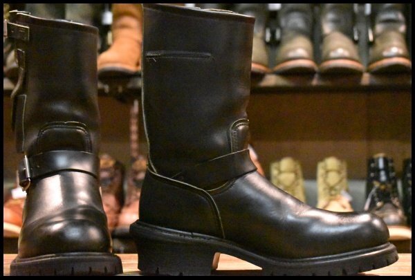 レッドウイング／Z41　PT91／ブラック／US7.5D RED WING レッドウィング ANSI Z41 PT91 2007年製 ロガーブーツ