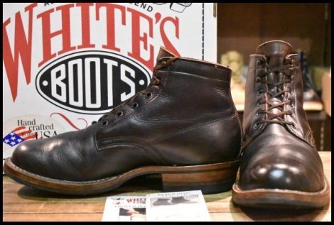 【10.5E 箱付 良品】WHITE’S ホワイツ 2332W セミドレス ブラウンドレス 茶 ビブラム430シングル 編み上げ ブーツ HOPESMORE