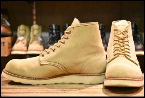 【8E 良品 16年】レッドウィング 8167 スエード アイリッシュセッター ホーソーンアビレーン プレーントゥ ブーツ redwing HOPESMORE