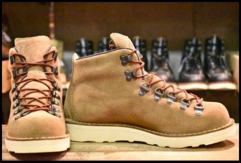 【6.5EE 美品 白タグ】Danner ダナー マウンテンライト 45500X タン スエード ラフアウト GORE-TEX ゴアテックス ブーツ HOPESMORE