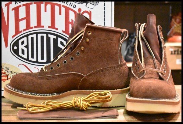 まさ　WHITE’S ホワイツ ノースウエスト ビブラム ラフアウト 美品 6.5E 箱付 未使用】WHITE'S ホワイツ ノースウエストLTT