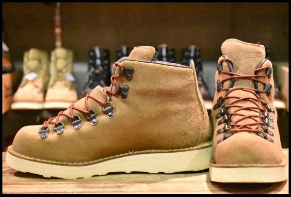 【6.5EE 美品 白タグ】Danner ダナー マウンテンライト 45500X タン スエード ラフアウト GORE-TEX ゴアテックス ブーツ HOPESMORE