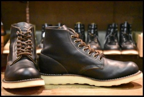 【9D 良品 12年】レッドウィング 9870 アイリッシュセッター ブラック クローンダイク 黒 編み上げ ブーツ redwing HOPESMORE