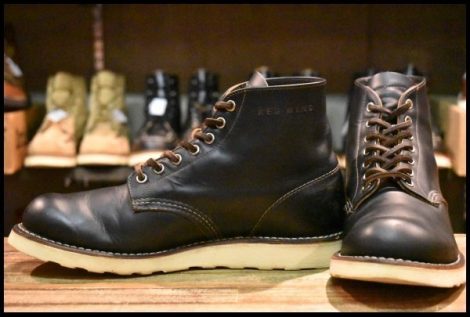 【9D 良品 12年】レッドウィング 9870 アイリッシュセッター ブラック クローンダイク 黒 編み上げ ブーツ redwing HOPESMORE