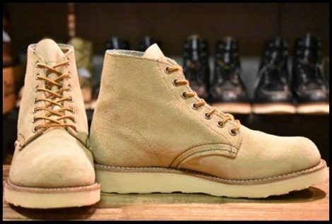 【5E 良品 08年】レッドウィング 8167 スエード アイリッシュセッター ホーソーンアビレーン プレーントゥ ブーツ redwing HOPESMORE