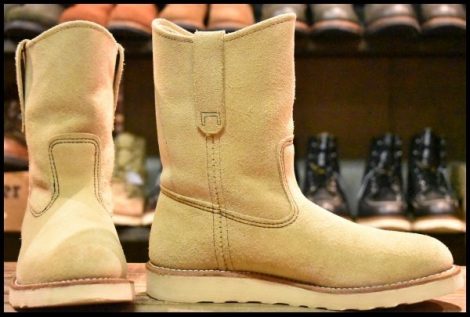 【6D 美品 14年】レッドウィング 8168 スエード ペコス ホーソーン アビレーン ラフアウト プルオン ブーツ redwing pecos HOPESMORE