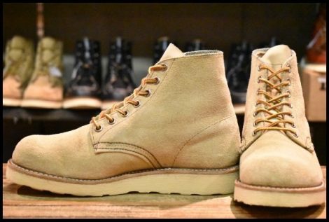 【5E 良品 08年】レッドウィング 8167 スエード アイリッシュセッター ホーソーンアビレーン プレーントゥ ブーツ redwing HOPESMORE