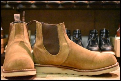 【9D 良品 24年】レッドウィング 3192 クラシック チェルシー サイドゴア ミュールスキナー ラフアウト ブーツ redwing HOPESMORE