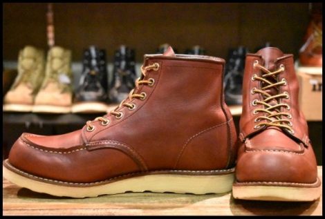 【8D 良品 11年】レッドウィング 9106 アイリッシュセッター 赤茶 レッド ブラウン モックトゥ 8875 ブーツ redwing HOPESMORE