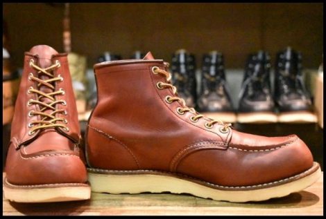 【8D 良品 11年】レッドウィング 9106 アイリッシュセッター 赤茶 レッド ブラウン モックトゥ 8875 ブーツ redwing HOPESMORE