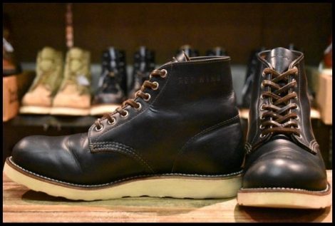 【8D 良品 12年】レッドウィング 9870 アイリッシュセッター ブラック クローンダイク 黒 編み上げ ブーツ redwing HOPESMORE