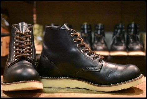 【8D 良品 12年】レッドウィング 9870 アイリッシュセッター ブラック クローンダイク 黒 編み上げ ブーツ redwing HOPESMORE