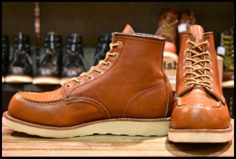 【8E 良品 19年】レッドウィング 875 アイリッシュセッター 茶 オロレガシー モックトゥ レースアップ ブーツ redwing HOPESMORE