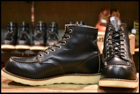【7.5E 良品 12年】レッドウィング 9874 アイリッシュセッター ブラック クローンダイク モックトゥ 黒 ブーツ redwing HOPESMORE