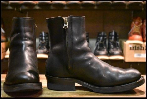 【8 箱付 美品 ADDICT CLOTHES別注】Rolling dub trio ローリングダブトリオ キャスパー AD-RDT01 ブラック 黒 ブーツ HOPESMORE
