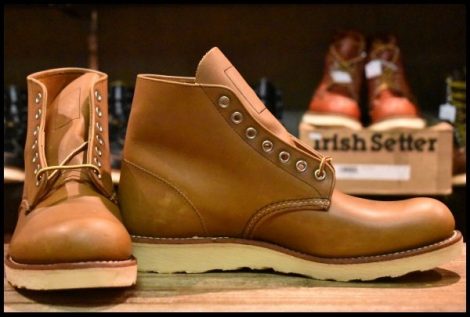 【9D 未使用 11年】レッドウィング 9107 アイリッシュセッター ブラウン オロイジナル プレーントゥ ブーツ redwing HOPESMORE