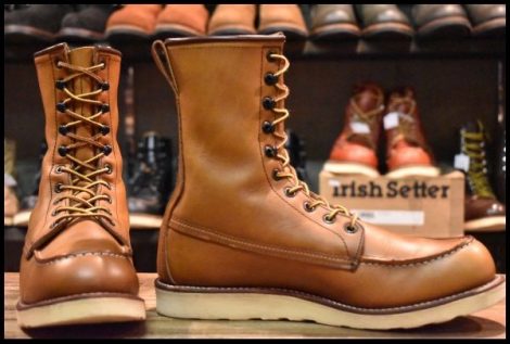 【8.5D 良品 11年】レッドウィング 877 ロング アイリッシュセッター 茶 オロイジナル 編み上げ レースアップ ブーツ redwing HOPESMORE
