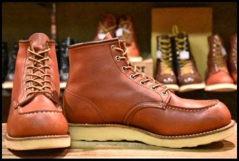 【9.5E 良品 11年】レッドウィング 8875 アイリッシュセッター 赤茶 オロラセット モックトゥ 編み上げ ブーツ redwing HOPESMORE