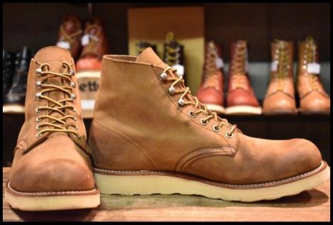 【9D 良品 09年】レッドウィング 8181 スエード アイリッシュセッター 茶 ミュールスキナー プレーントゥ ブーツ redwing HOPESMORE