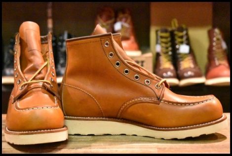 【8.5D 未使用 16年】レッドウィング 875 アイリッシュセッター 茶 オロレガシー モックトゥ レースアップ ブーツ redwing HOPESMORE