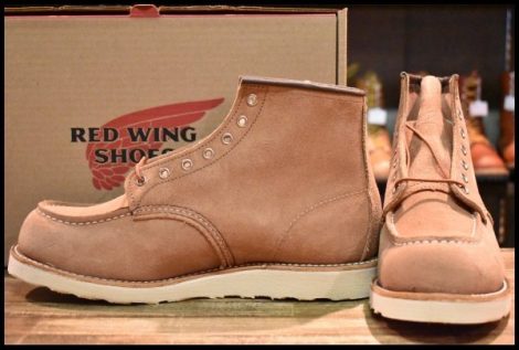 【10D 箱付 未使用 23年】レッドウィング 8208 アイリッシュセッター ダスティローズ ラフアウト ピンク ブーツ redwing HOPESMORE