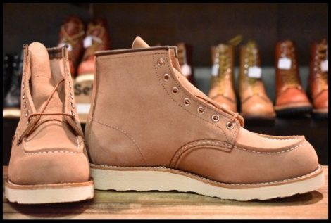 【9D 箱付 未使用 24年】レッドウィング 8208 アイリッシュセッター ダスティローズ ラフアウト ピンク ブーツ redwing HOPESMORE