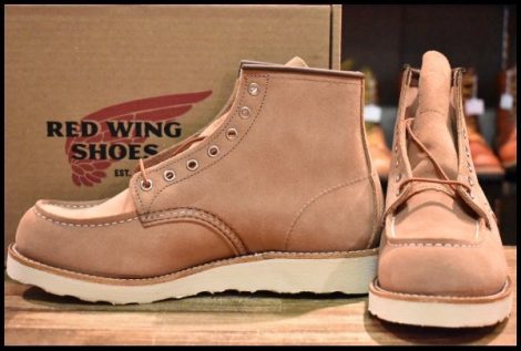 【9D 箱付 未使用 24年】レッドウィング 8208 アイリッシュセッター ダスティローズ ラフアウト ピンク ブーツ redwing HOPESMORE