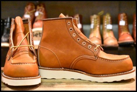 【7E 箱付 未使用 24年】レッドウィング 875 アイリッシュセッター 茶 オロレガシー モックトゥ レースアップ ブーツ redwing HOPESMORE