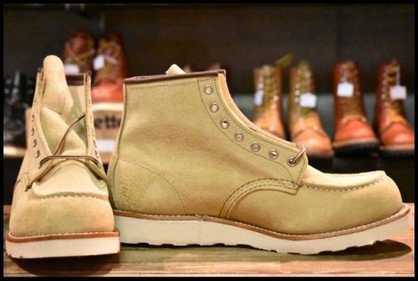 【10D 箱付 未使用 22年】レッドウィング 8833 スエード アイリッシュセッター ホーソーン ラフアウト ブーツ redwing HOPESMORE
