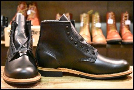 【7.5D 箱付 未使用 24年】レッドウィング 9423 ベックマン 黒 ブラック エクスカリバー プレーントゥ 9414 9014 ブーツ redwing HOPESMORE