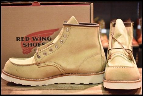 【10D 箱付 未使用 22年】レッドウィング 8833 スエード アイリッシュセッター ホーソーン ラフアウト ブーツ redwing HOPESMORE