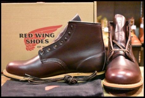 【10D 箱付 未使用 24年】レッドウィング 9419 ベックマン ブラックチェリー エクスカリバー プレーントゥ ブーツ redwing HOPESMORE