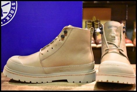 【41 箱付 未使用】ビルケンシュトック 1025193 PRESCOTT LACE UP TAUPE ブーツ HOPESMORE