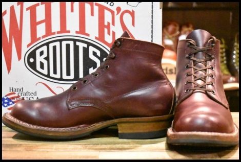 【8E 箱付 良品】WHITE’S ホワイツ セミドレス 2332W #8バーガンディクロムエクセル ビブラム269シングル 編み上げ ブーツ HOPESMORE