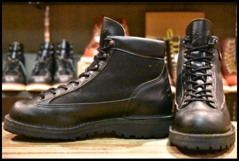 【8.5EE 良品 白タグ】Danner ダナーライトブラック 30465 ゴアテックス GORE-TEX トレッキング レースアップ ブーツ HOPESMORE