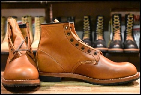 【10.5D 未使用 11年】レッドウィング 9013 ベックマン チェスナット フェザーストーン プレーントゥ 9414 ブーツ redwing HOPESMORE