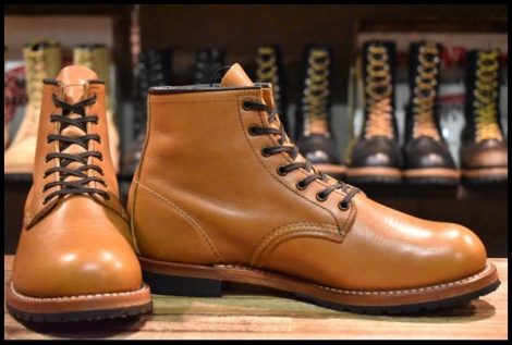 【8D 美品 13年】レッドウィング 9013 ベックマン チェスナット フェザーストーン プレーントゥ ブーツ 9413 redwing HOPESMORE
