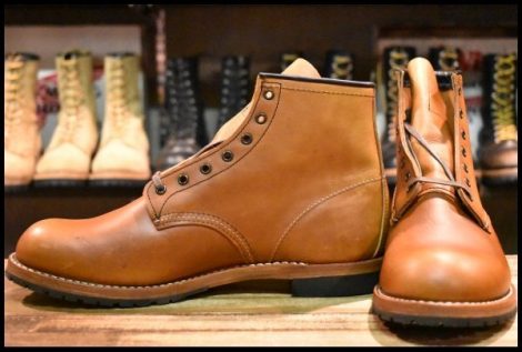 【10.5D 未使用 11年】レッドウィング 9013 ベックマン チェスナット フェザーストーン プレーントゥ 9414 ブーツ redwing HOPESMORE