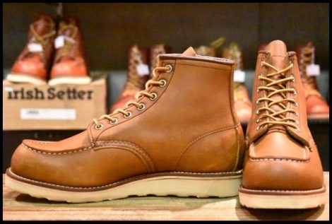 【8.5D 美品 15年】レッドウィング 5875 アイリッシュセッター 茶 オロイジナル モックトゥ 編み上げ 875 ブーツ redwing HOPESMORE