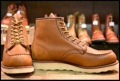 【8.5D 美品 15年】レッドウィング 5875 アイリッシュセッター 茶 オロイジナル モックトゥ 編み上げ 875 ブーツ redwing HOPESMORE