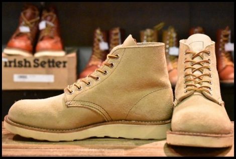 【7D 良品 09年】レッドウィング 8167 スエード アイリッシュセッター ホーソーンアビレーン 編み上げ ブーツ redwing HOPESMORE