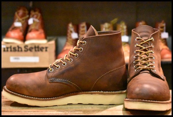 レッドウィング　REDWING 9111 US7.5D ワークブーツ レッドウィング 9111 REDWING クラシックラウンド ラフ