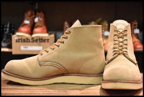 【9E 良品 10年】レッドウィング 8167 スエード アイリッシュセッター ホーソーンアビレーン 編み上げ ブーツ redwing HOPESMORE