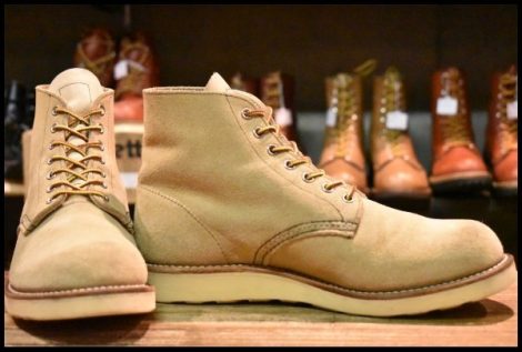 【9E 良品 10年】レッドウィング 8167 スエード アイリッシュセッター ホーソーンアビレーン 編み上げ ブーツ redwing HOPESMORE