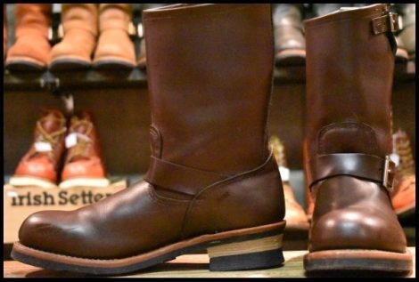 【9.5D 良品 09年】レッドウィング 2269 エンジニア 茶 チョコレート クローム ブラウン スチールトゥ ブーツ 2967 redwing HOPESMORE