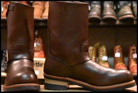 【9.5D 良品 09年】レッドウィング 2269 エンジニア 茶 チョコレート クローム ブラウン スチールトゥ ブーツ 2967 redwing HOPESMORE