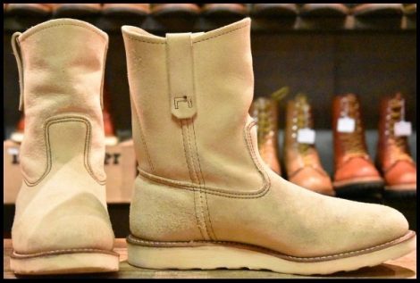 【8.5E 良品 11年】レッドウィング 8168 スエード ペコス ホーソーン アビレーン ラフアウト プルオン ブーツ redwing pecos HOPESMORE
