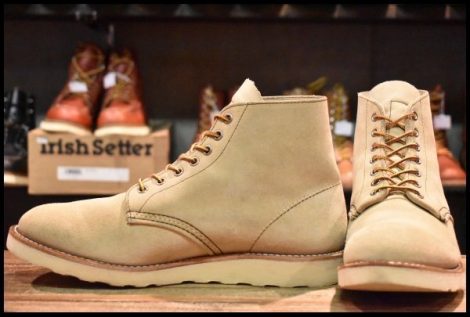 【10D 良品 12年】レッドウィング 8167 スエード アイリッシュセッター ホーソーンアビレーン プレーントゥ ブーツ redwing HOPESMORE
