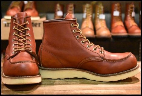 【7.5D 良品 10年】レッドウィング 8875 アイリッシュセッター 赤茶 レッド ブラウン モックトゥ 9106 ブーツ redwing HOPESMORE