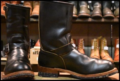 【9D 良品 14年 カスタム】レッドウィング 9268 エンジニア 黒 ブラッククローンダイク 2966 ブーツ redwing HOPESMORE